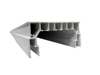 Profil aluminiowy karniszowy biały 75 mm