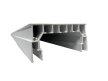 Profil aluminiowy karniszowy biały 75 mm