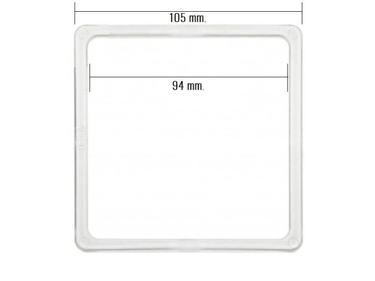 Termo kwadrat 94 x 94 mm.