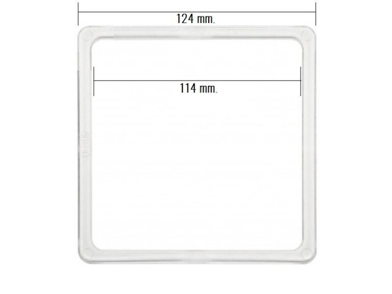 Termo kwadrat  114 x 114 mm.
