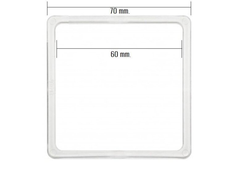 Termo kwadrat 60 x 60 mm.