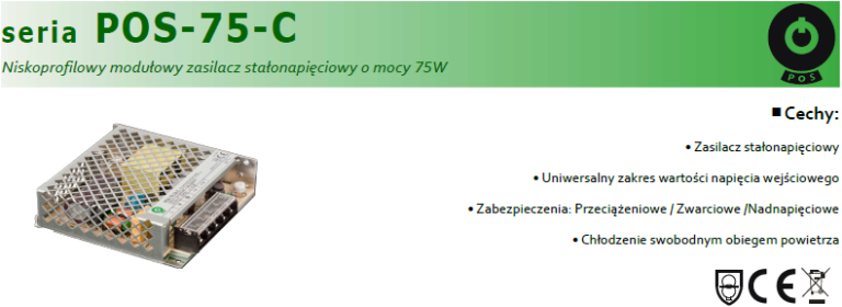 Zasilacz POS 75W 24V