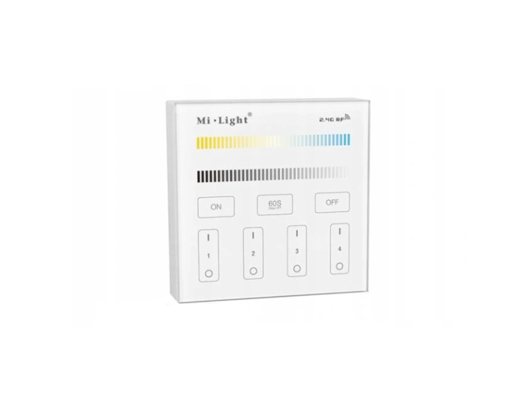 Mi-light panel naścienny RGB biały+bateria