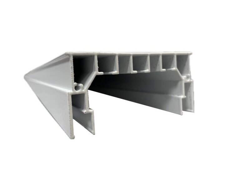 Profil aluminiowy karniszowy biały 75 mm (1)